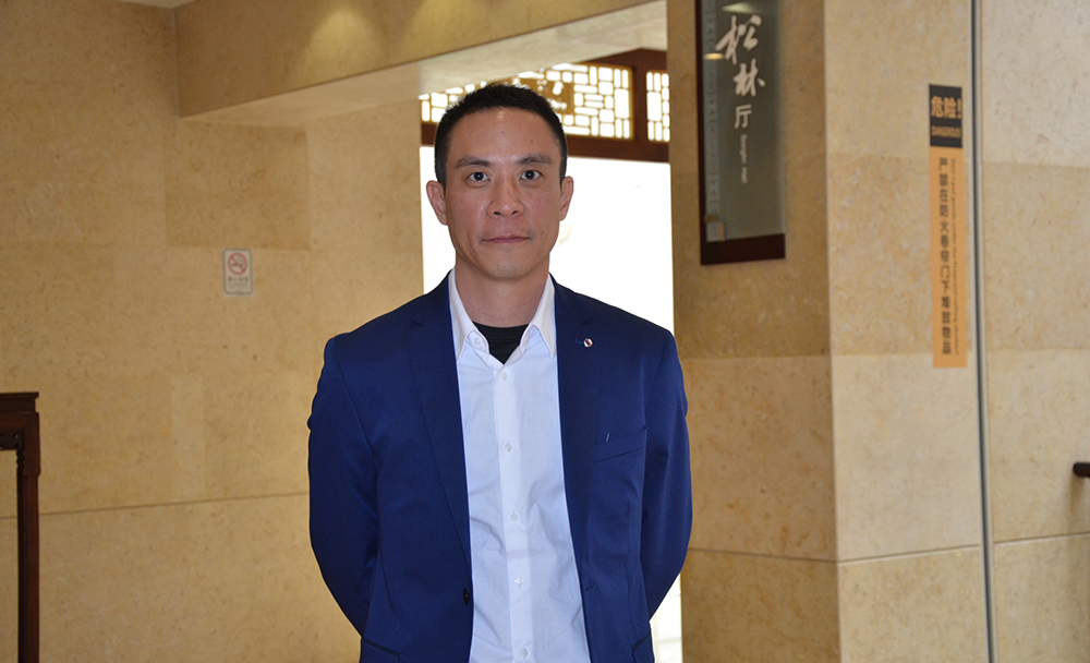 廣州市台協青年會副會長張華出席座談會。林昉柔/攝影